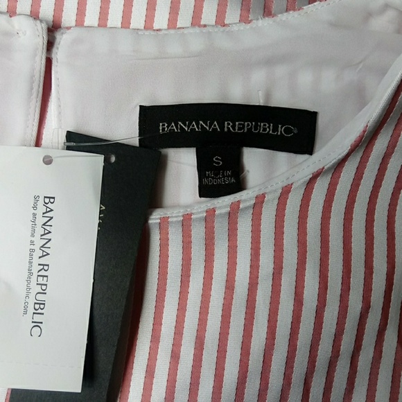 BANANA REPUBLIC STRIPPED ONE SHOULDER  TOP SIZE S - Picture 6 of 8